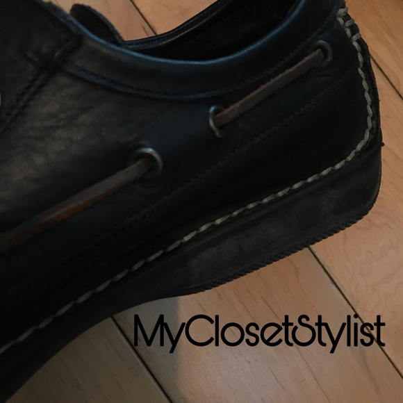 Banana Republic Mens MADE IN ITALY Black Loafers95